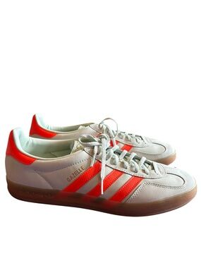 Adidas Gazelle Indoor Linen Green Solar Orange Women’s Size 12 NIB